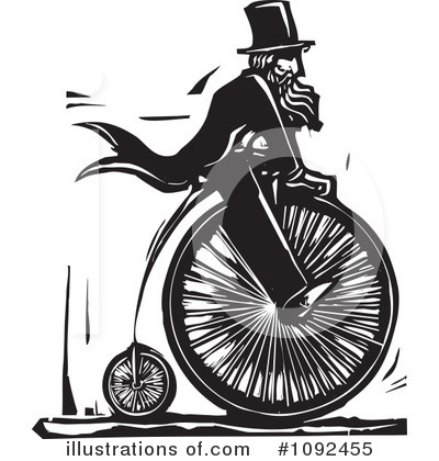 Royalty-Free (RF) Bicycle Clipart Illustration by xunantunich - Stock Sample #1092455