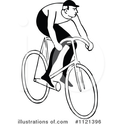 Royalty-Free (RF) Bicycle Clipart Illustration by Prawny Vintage - Stock Sample #1121396