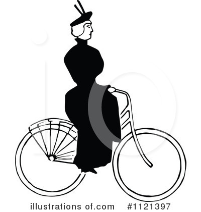 Royalty-Free (RF) Bicycle Clipart Illustration by Prawny Vintage - Stock Sample #1121397