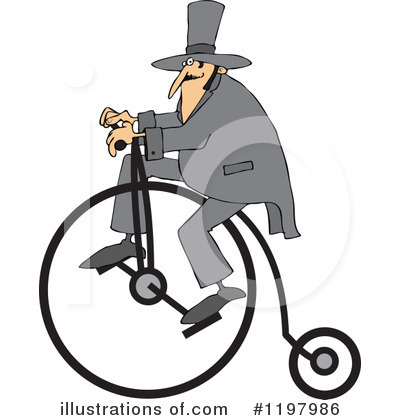 Penny Farthing Clipart #1197986 by djart