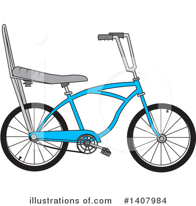 Royalty-Free (RF) Bicycle Clipart Illustration by djart - Stock Sample #1407984