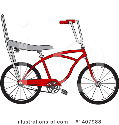 Royalty-Free (RF) Bicycle Clipart Illustration by djart - Stock Sample #1407988