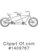 Bicycle Clipart #1409767 by djart