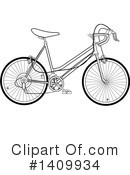 Bicycle Clipart #1409934 by djart