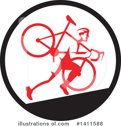 Bicycle Clipart #1411588 by patrimonio