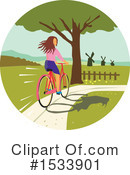 Bicycle Clipart #1533901 by patrimonio