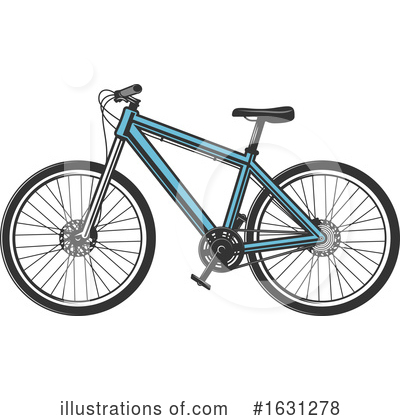 Bicycle Clipart #1631278 by Vector Tradition SM
