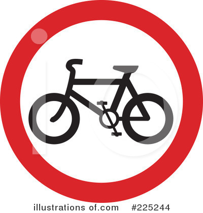 Royalty-Free (RF) Bicycle Clipart Illustration by Prawny - Stock Sample #225244