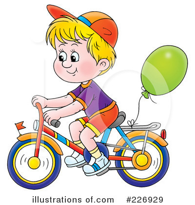 Royalty-Free (RF) Bicycle Clipart Illustration by Alex Bannykh - Stock Sample #226929