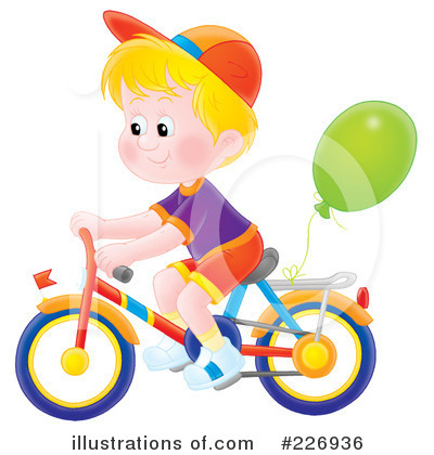 Royalty-Free (RF) Bicycle Clipart Illustration by Alex Bannykh - Stock Sample #226936