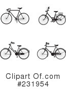 Bicycle Clipart #231954 by Frisko