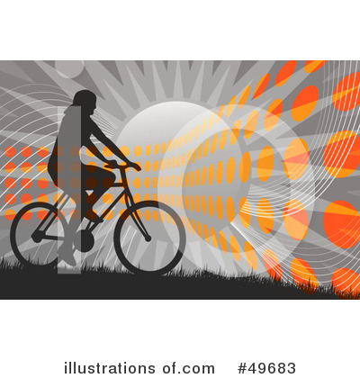 Bicycle Clipart #49683 by Arena Creative
