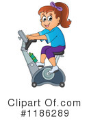 Bicycling Clipart #1186289 by visekart
