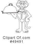 Big Cat Mascot Clipart #49491 by Mascot Junction