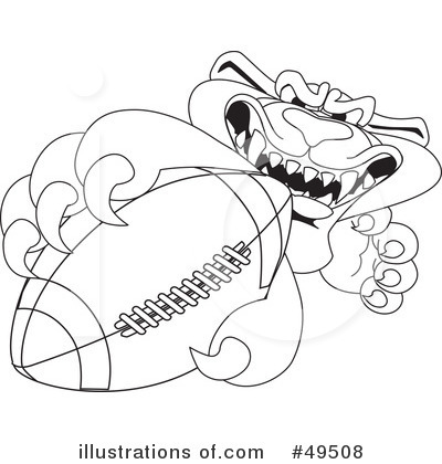 Royalty-Free (RF) Big Cat Mascot Clipart Illustration by Mascot Junction - Stock Sample #49508