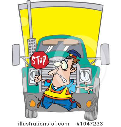 Royalty-Free (RF) Big Rig Clipart Illustration by toonaday - Stock Sample #1047233