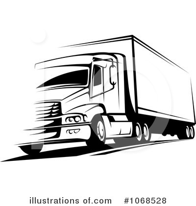 Royalty-Free (RF) Big Rig Clipart Illustration by Vector Tradition SM - Stock Sample #1068528