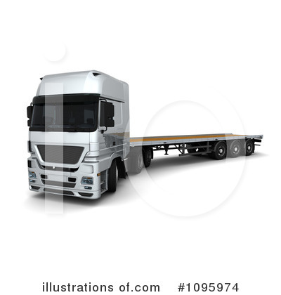 Truck Clipart #1095974 by KJ Pargeter