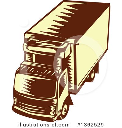 Trucking Clipart #1362529 by patrimonio
