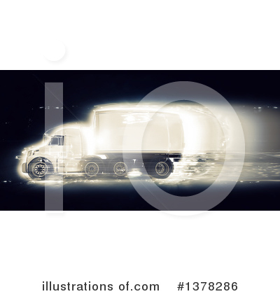 Cargo Truck Clipart #1378286 by KJ Pargeter