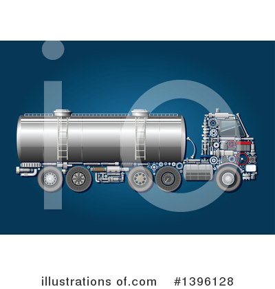 Royalty-Free (RF) Big Rig Clipart Illustration by Vector Tradition SM - Stock Sample #1396128