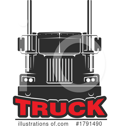 Truck Clipart #1791490 by Vector Tradition SM