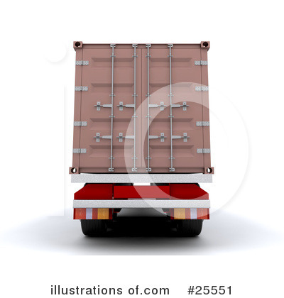 Cargo Truck Clipart #25551 by KJ Pargeter