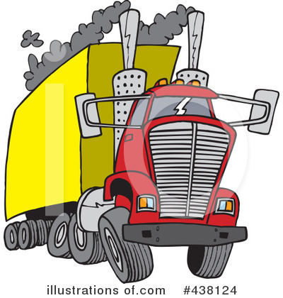 Big Rig Clipart #438124 by toonaday