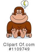Bigfoot Clipart #1109749 by Cory Thoman