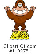 Bigfoot Clipart #1109751 by Cory Thoman