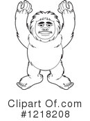 Bigfoot Clipart #1218208 by Lal Perera