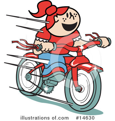 Bicycling Clipart #14630 by Andy Nortnik