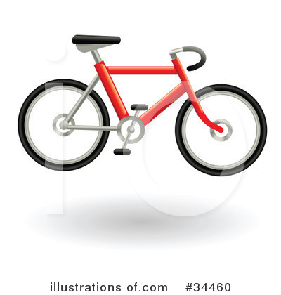 Bicycle Clipart #34460 by AtStockIllustration