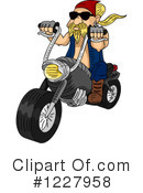 Biker Clipart #1227958 by BNP Design Studio