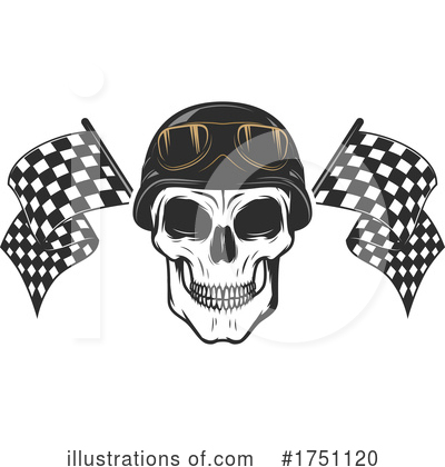 Checkered Flags Clipart #1751120 by Vector Tradition SM