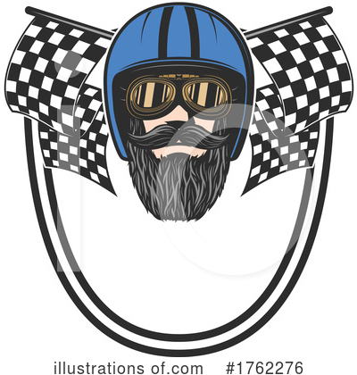 Royalty-Free (RF) Biker Clipart Illustration by Vector Tradition SM - Stock Sample #1762276