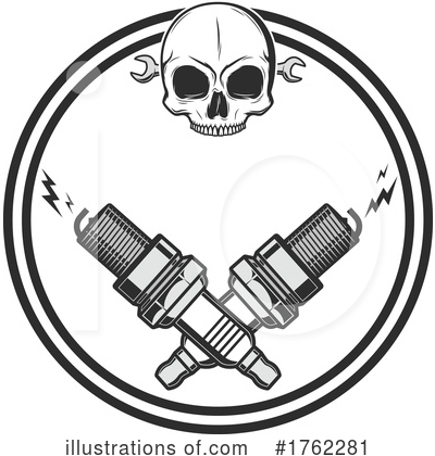 Spark Plugs Clipart #1762281 by Vector Tradition SM