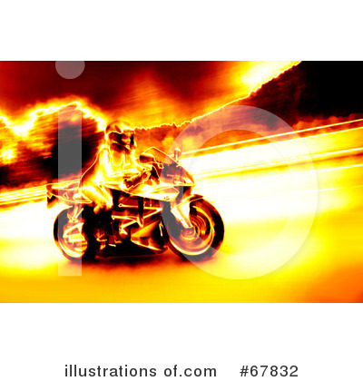 Royalty-Free (RF) Biker Clipart Illustration by Arena Creative - Stock Sample #67832