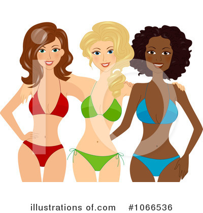 Royalty-Free (RF) Bikini Clipart Illustration by BNP Design Studio - Stock Sample #1066536