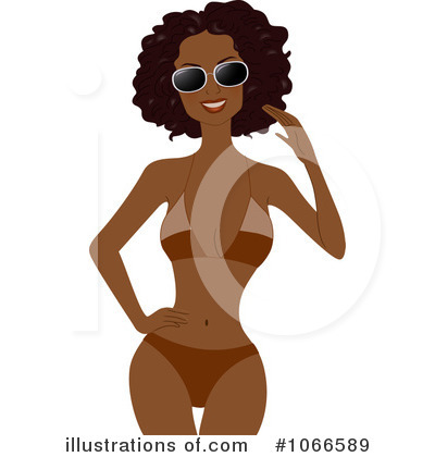 Royalty-Free (RF) Bikini Clipart Illustration by BNP Design Studio - Stock Sample #1066589