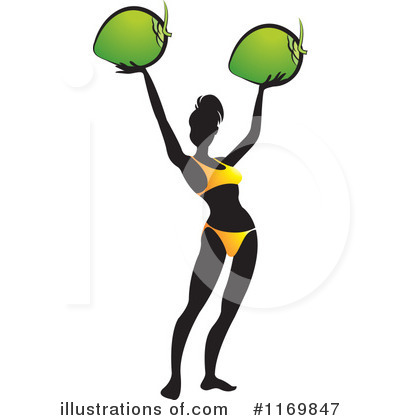 Bikini Woman Clipart #1169847 by Lal Perera
