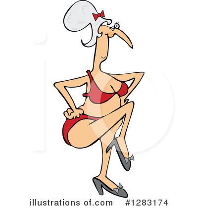 Old Lady Clipart #1283174 by djart