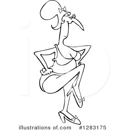 Royalty-Free (RF) Bikini Clipart Illustration by djart - Stock Sample #1283175