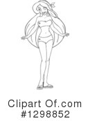 Bikini Clipart #1298852 by Liron Peer
