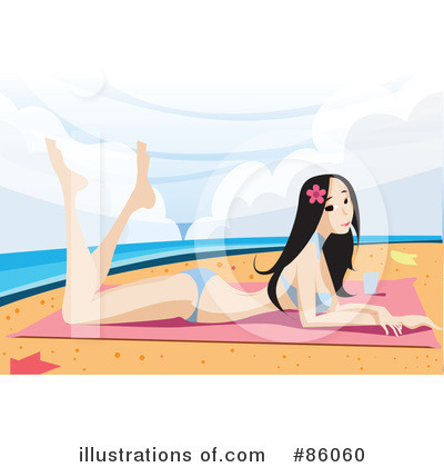 Royalty-Free (RF) Bikini Clipart Illustration by mayawizard101 - Stock Sample #86060