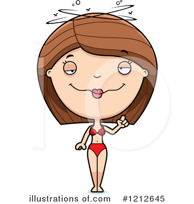 Royalty-Free (RF) Bikini Woman Clipart Illustration by Cory Thoman - Stock Sample #1212645