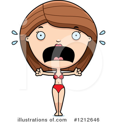 Royalty-Free (RF) Bikini Woman Clipart Illustration by Cory Thoman - Stock Sample #1212646