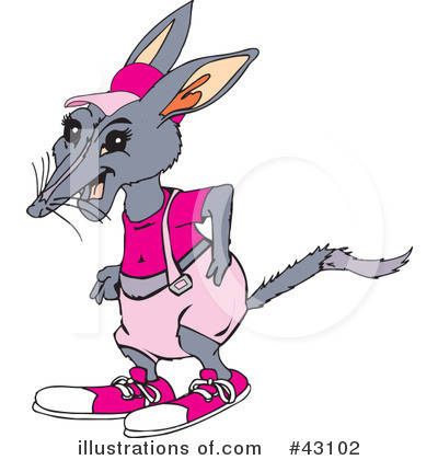 Royalty-Free (RF) Bilby Clipart Illustration by Dennis Holmes Designs - Stock Sample #43102
