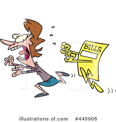 Royalty-Free (RF) Bill Clipart Illustration by toonaday - Stock Sample #440906