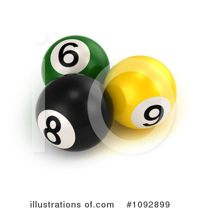 Royalty-Free (RF) Billiards Balls Clipart Illustration by BNP Design Studio - Stock Sample #1092899